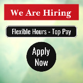 従業員を雇用する雇用ウィンドウ固定シンボルや象徴 ウィンドウサイン (シート3)