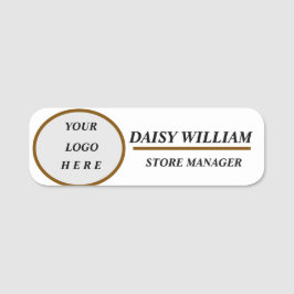 従業員エレガント名タグ 名札