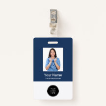 従業員カスタムの写真ロゴオフィス名タグバッジ