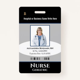 従業員カスタムの写真ロゴバーコード名バッジ バッジ