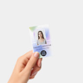 従業員カスタムの写真、バーコード、ロゴ、名前 バッジ (手持ち)