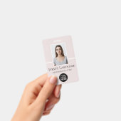 従業員カスタムの写真、バーコード、ロゴ、名前 バッジ (手持ち)