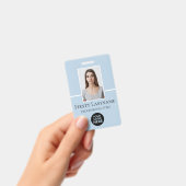 従業員カスタムの写真、バーコード、ロゴ、名前 バッジ (手持ち)