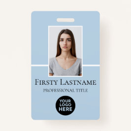 従業員カスタムの写真、バーコード、ロゴ、名前 バッジ