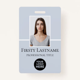 従業員カスタムの写真、バーコード、ロゴ、名前 バッジ