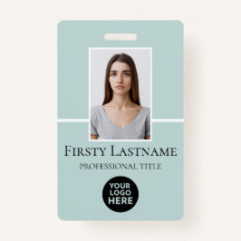 従業員カスタムの写真、バーコード、ロゴ、名前 バッジ