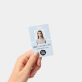 従業員カスタムの写真、バーコード、ロゴ、名前 バッジ (手持ち)