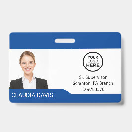 従業員カスタムの写真、名前、ロゴ、バッジ バッジ