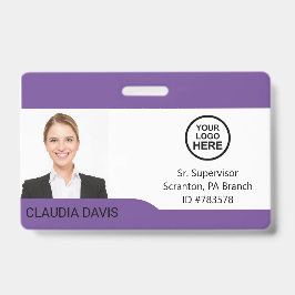 従業員カスタムの写真、名前、ロゴ、バッジ バッジ