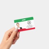 従業員カスタムの写真、名前、ロゴ、バッジ バッジ (手持ち)