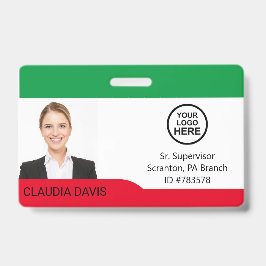 従業員カスタムの写真、名前、ロゴ、バッジ バッジ