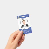 従業員カスタムの写真、名前、ロゴ、バーコード、バッジ バッジ (手持ち)