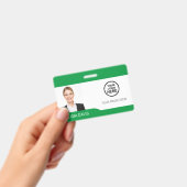 従業員カスタムの写真、名前、ロゴ、バーコード、バッジ バッジ (Handheld)