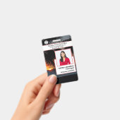 従業員カスタムの写真IDカードバーコード バッジ (手持ち)