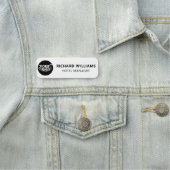 従業員カスタムの磁気ピンまたは安全ピンホワイト 名札 (インサイチュ)