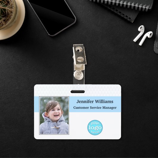 従業員カスタムスタッフの写真ロゴバーコード名ID バッジ