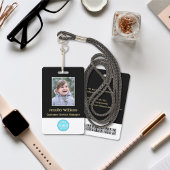 従業員カスタムスタッフ写真名バーコードロゴID バッジ