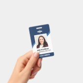 従業員カスタムロゴの写真ID名バッジ バッジ (手持ち)