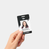 従業員カスタムロゴの写真ID名バッジ バッジ (手持ち)