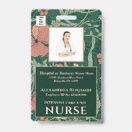 従業員カスタムロゴIDフォトバーコードのパーソナライズ バッジ