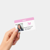 従業員カスタムIDの写真名 バッジ (手持ち)