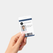 従業員カスタムIDカード | 会社名バッジ バッジ (手持ち)