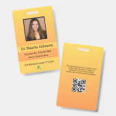 従業員カスタムIDバッジ バッジ (正面＆裏面)