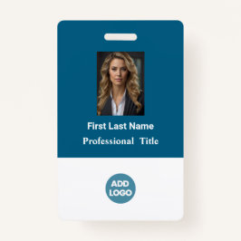 従業員カスタムIDバッジ – 名前、写真、ロゴ、... バッジ