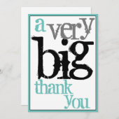 従業員グループの皆さんに対して大変感謝いたします サンキューカード (正面/裏面)