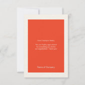 従業員スタッフありがとうお礼カード サンキューカード (裏面)