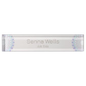 従業員スタッフの磁気名タグバッジ デスクネームプレート (正面)