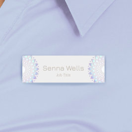 従業員スタッフの磁気名タグバッジ 名札