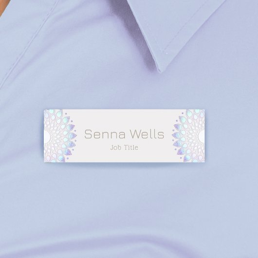 従業員スタッフの磁気名タグバッジ 名札