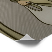 従業員テスト値ポスターマット ポスター (角)