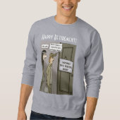 従業員テスト男子ネイビーブルースウェットシャツ スウェットシャツ (正面)