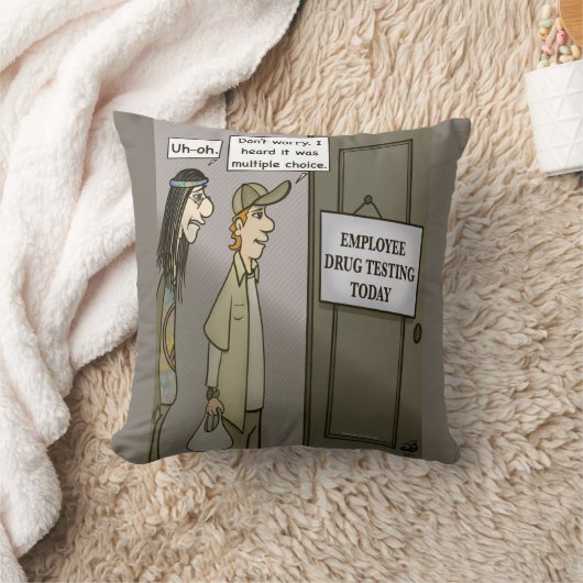 従業員テスト薬 クッション (ブランケット)