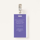 従業員ナースの写真とロゴ名のバッジ バッジ (裏面クリップ)