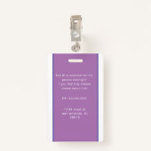 従業員ナースの写真とロゴ名のバッジ バッジ (裏面クリップ)