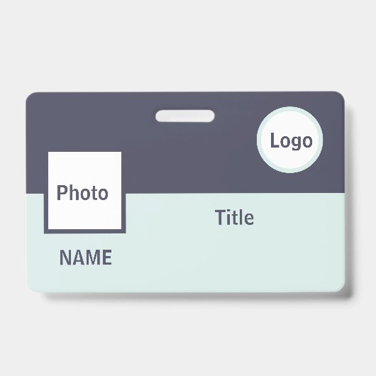 従業員バッジID バッジ (正面)