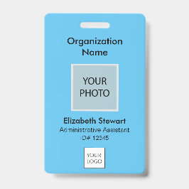 従業員パーソナライズされたの写真IDとロゴのバッジ バッジ