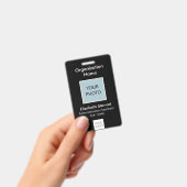 従業員パーソナライズされたの写真IDとロゴのバッジ バッジ (Handheld)