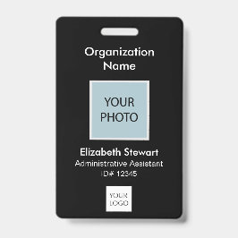 従業員パーソナライズされたの写真IDとロゴのバッジ バッジ