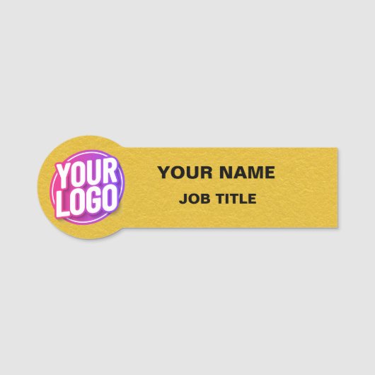 従業員パーソナライズされたの安全ピン名タグ 名札 (正面)