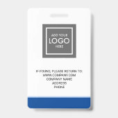 従業員パーソナライズされた企業のの写真IDバッジ バッジ (裏面)