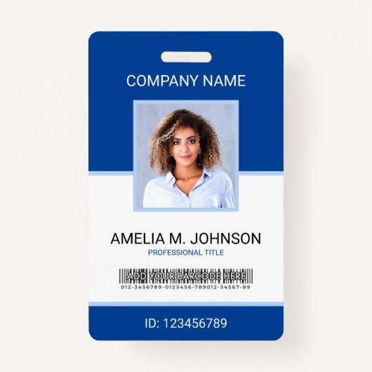 従業員パーソナライズされた企業のの写真IDバッジ バッジ (正面)