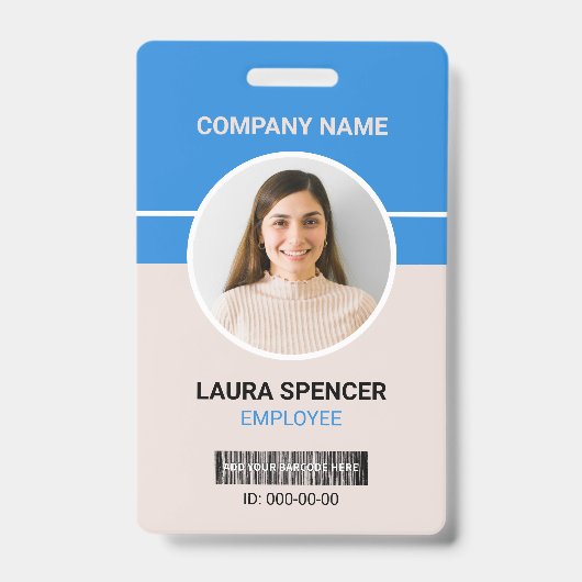 従業員パーソナライズされた企業のの写真IDバッジ バッジ (正面)