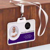 従業員パーソナライズされた写真ID会社セキュリティバ バッジ