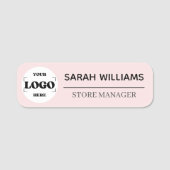 従業員パーソナライズされた名タグカスタマイズ, 名札 (正面)