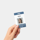 従業員パーソナライズされたID企業のの垂直バッジ バッジ (手持ち)