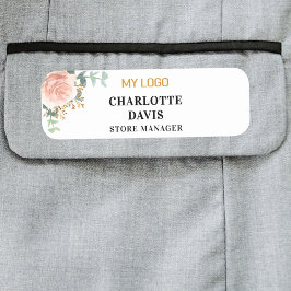 従業員ビジネスロゴバラ金ゴールドフローラ 名札